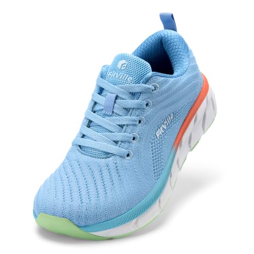 FitVille Damen Laufschuhe Weit Turnschuhe Atmungsaktiv Sportschuhe Leichte...