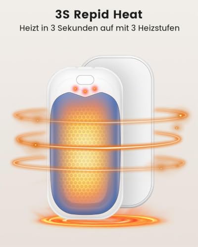 gabless Handwärmer Wiederaufladbar 2er Set, Elektrisch Handwärmer – Ansicht 3