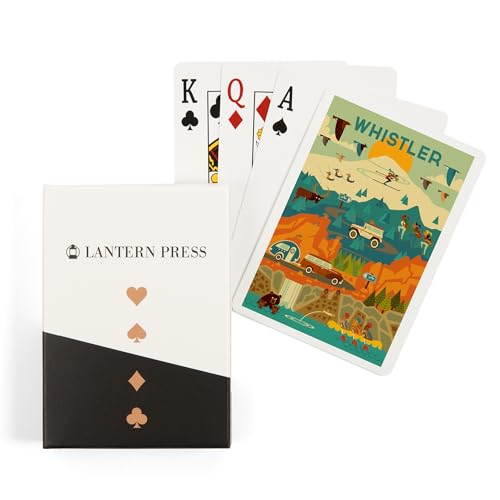 Baraja de cartas Póker Whistler Canada 52 naipes