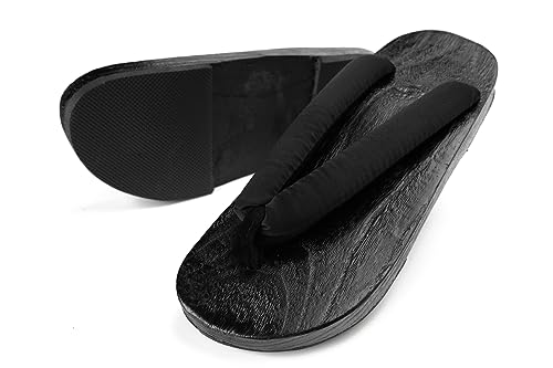 Image of Japanese Wooden Clogs Geta Slippers