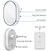 Timbre Inalámbrico, omitium Timbre impermeable para exteriores y interiores, 2 Receptores y...