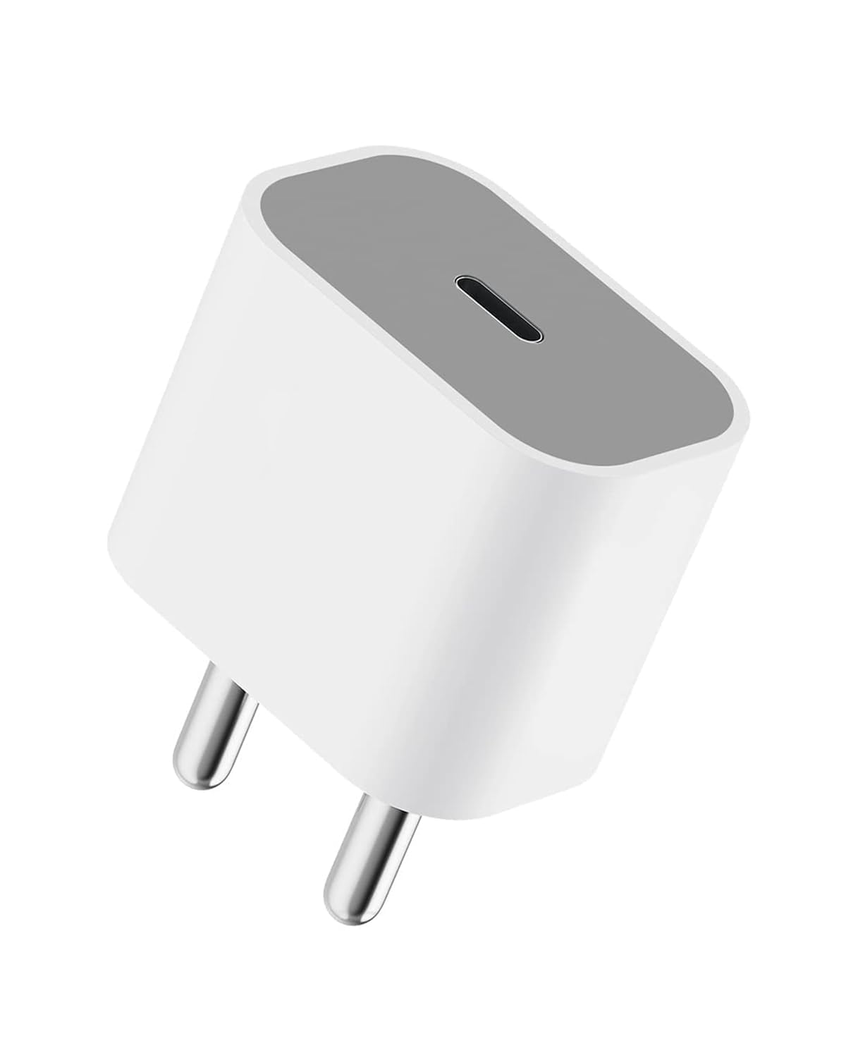 20w usb-c fast charger adapter with cable for iphone | type-c power adapter compatible with iphone 15,16, 17 series | apple-style fast charging adapter (without cable)