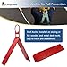 Lezpoaze Stainless Steel Roof Anchor Bracket - Heavy-Duty Fall Protection for Roofing & Construction, OSHA/ANSI Compliant, Corrosion Resistant
