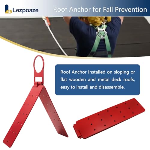 Image of Stainless Steel Roof Anchor Bracket - Heavy-Duty Fall Protection for Roofing & Construction, OSHA /ANSI Compliant, Corrosion Resistant