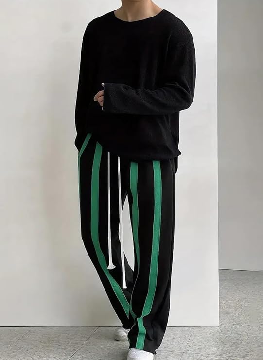 Image of BE SAVAGE Men's Baggy Track Pants - Comfortable Joggers for Gym & Casual Wear