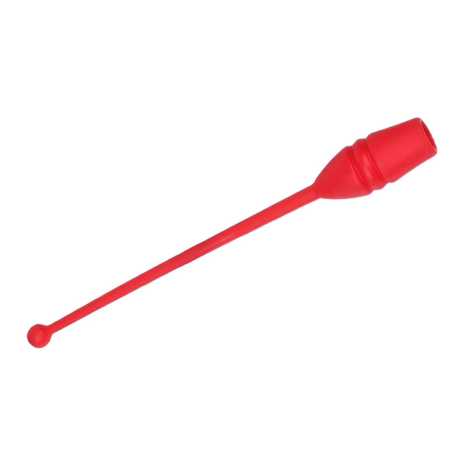 perfk Gymnastics Club Gymnastic Pole Training Device 17.72inch for Kids Dance Performance, Red