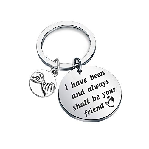 Lywjyb Birdgot TV Show Inspired Friendship Keychain I Have Been and Always Shall Be Your Friend TV Show Fans Gift(Always Shall Be Your Friend)