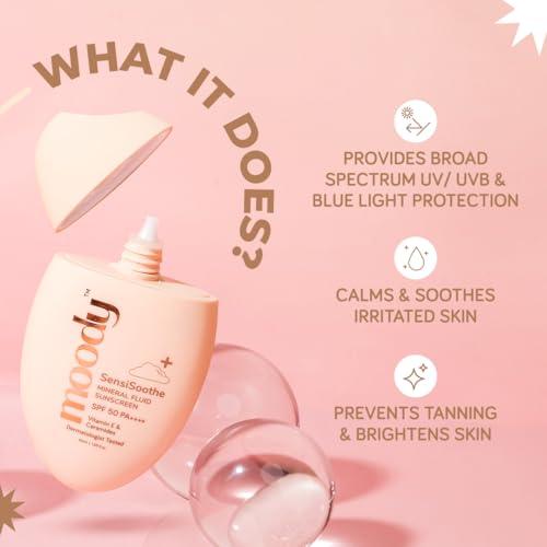 Moody Store Moody SensiSoothe Mineral Sunscreen Serum SPF 50 PA++++ - Image 3