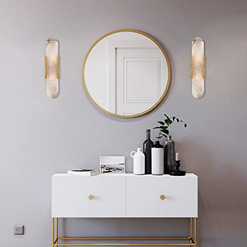 Lampe murale LED marbre naturel Nero éclairage intérieur applique moderne salon - 4
