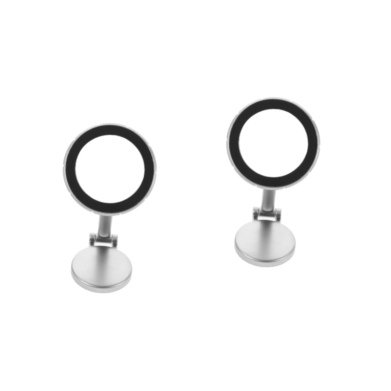 TOPPERFUN 2stücke Magnetischer Faltbarer Handyhalter Für Auto Stabiler Smartphone Mit Praktischem Design Geeignet Für Verschiedene Modelle Für Navigation Und Sicheres Fahren