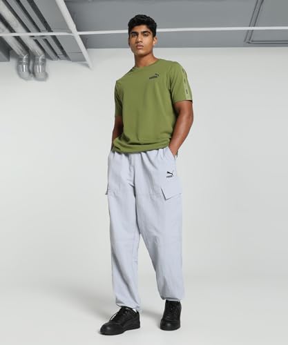 Image of Puma Men Cotton Solid Regular Fit T-Shirt