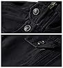 EKLENTSON Men's Fleece Lined Jackets Military Coats Windbreakers Warm Cargo Jacket with Multi Pockets Black #2