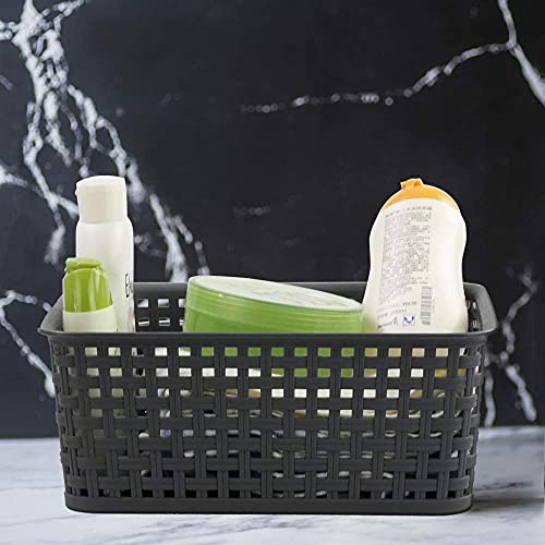 Nesmilers 6 Packs Woven Storage Baskets, Small Cupboard Baskets #TOP3
