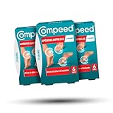 COMPEED Ampollas Surtido, Apósitos Hidrocoloides Contra Rozaduras, Pack 3 x 6 uds.