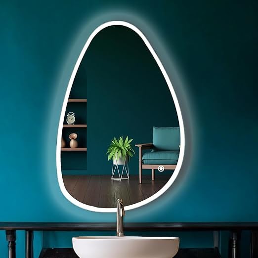 PLAZZIO Premium Design LED Smart Mirror with 3 LED Lights (White,Warm,Natural White) and Touch Sensor Mirror for Bathroom, Washbasin and Living Room, Wall Mounted (Size 18x24 Inch) (B0DHHD15Z2) Amazon Price History, Amazon Price Tracker