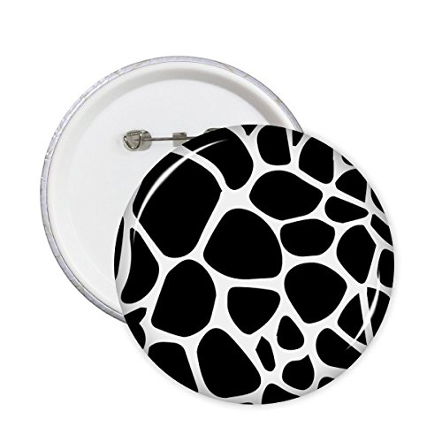 Badge girafe bouton rond contre les vêtements ternes lot de 5 pièces taille M art
