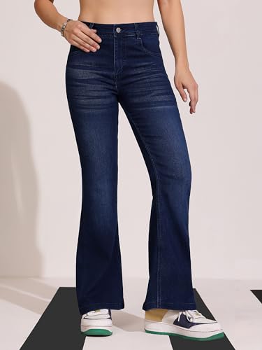 Image of Dolce Crudo High Rise Bootcut Jeans for Women