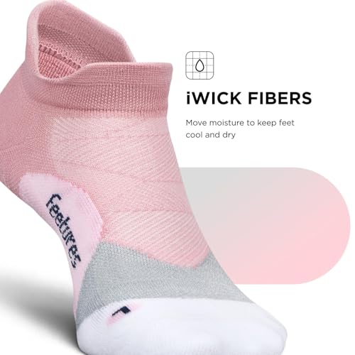 Image of Feetures Elite Light Cushion No Show Tab Sock Wave