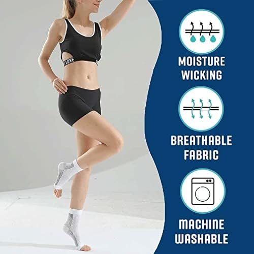 GINGER TECH 2Pairs Compression Socks, Ankle Arch Support Socks, Soothesocks for Neuropathy Pain, Compression Foot Sleeves, Suitable for Men & Women Sports (L/XL)