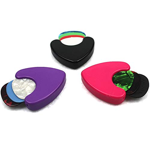 Eapey Lot de 8 médiators avec porte-médiators - Les Beatles, Paul McCartney, John Lennon, RIngo Starr, George Harrison Eapey Lot de 8 médiators avec porte-médiators – Image 6
