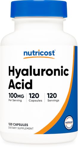 Nutricost Hyaluronic Acid Capsules 100mg 120 Vegetarian Capsules