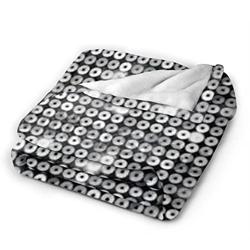 Couverture polaire argentée en microfibre pour lit et canapé