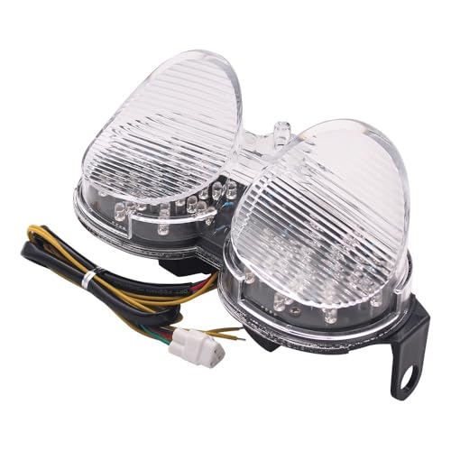 Luz trasera para YZF-R6 1998-2002 con freno e intermitentes integrados 7