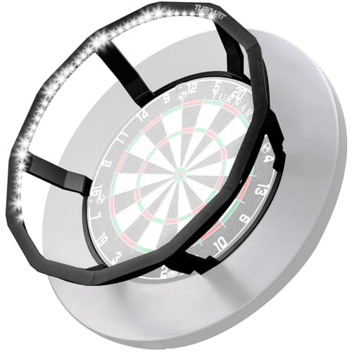 Turnart Dart Light Dartscheibe Beleuchtung,360°Pro Dart...