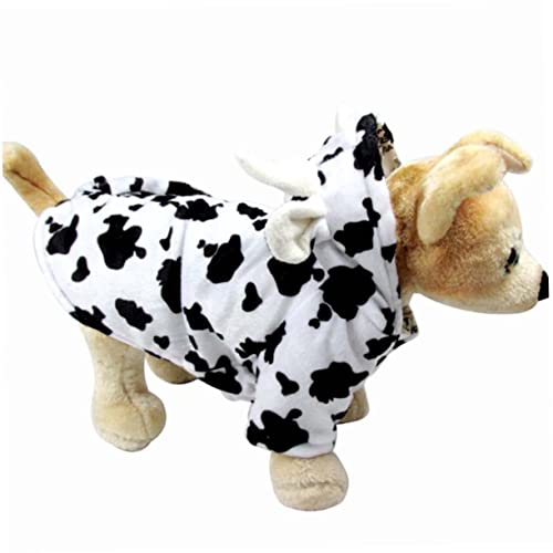 Disfraz de vaca para perros, talla L, cómodo y ligero miniatura 3