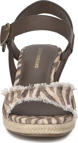 Image of Lucky Brand Women's Mindra Espadrille Wedge Sandal