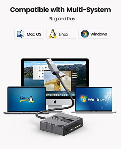 Image of ORICO SATA to USB3.0 Cable, Hard Drive Adapter Converter for 2.5 Inch SSD & HDD Data Transfer, Support UASP(S2-3A-05)