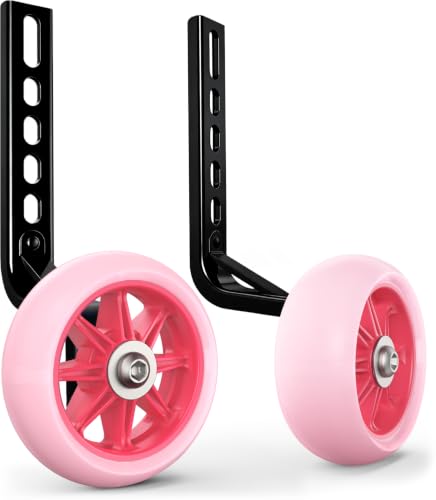 Image of Bike Training Wheels for Kids Bike, High-Strength Arm, Light-up | Upgraded Durability, Easy Install, Bicycle Training Wheels for 20 inch Bike 18 16 14 12【Check your rear axle before ordering】