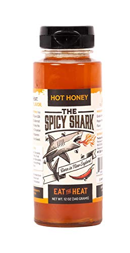 The Spicy Shark Hot Honey 12 oz Bottle