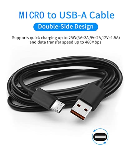 Cable de carga USB para Anker Soundcore Life Q20 5ft miniatura 3