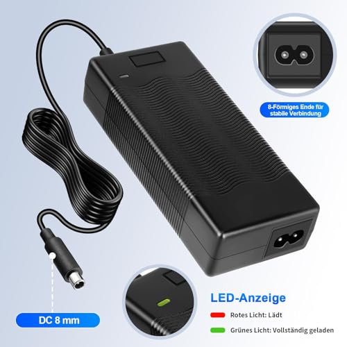 Ladegerät für Xiaomi M365/Segway Ninebot F2 Pro D,E3 Pro D,Max