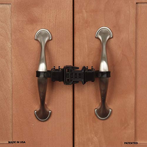 Kiscords Baby Safety Cabinet Locks for Handles Child Safety Cabinet Latches for Home