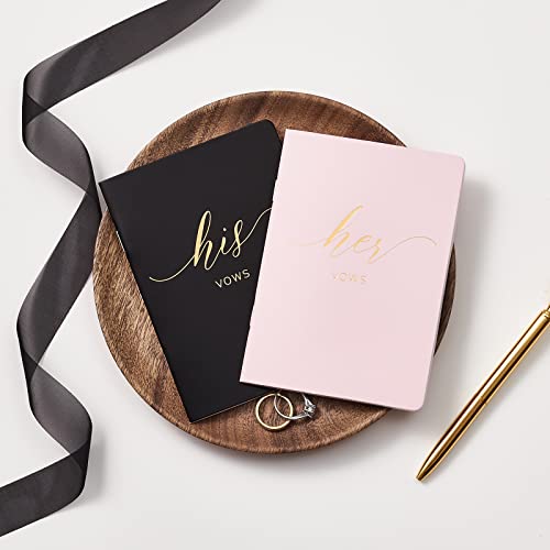 AKITSUMA Gelübdebücher für Hochzeit Braut und Bräutigam Heft für Hochzeit Geschenk 2er Set – Bild 3