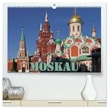 Moskau (hochwertiger Premium Wandkalender 2026 DIN A2 quer), Kunstdruck in Hochglanz: Moskau, osteuropäische Kultur vom Feinsten (CALVENDO Orte)