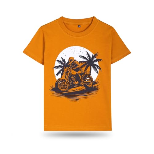 Image of T2F Boys Cotton Printed Regular Fit T-Shirt (Pack of 5)