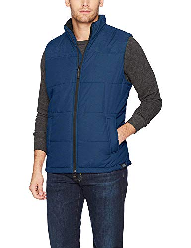 ZeroXposur Men ThermoCloud Water Resistant Puffer Quilted Vest Tech Blue XL