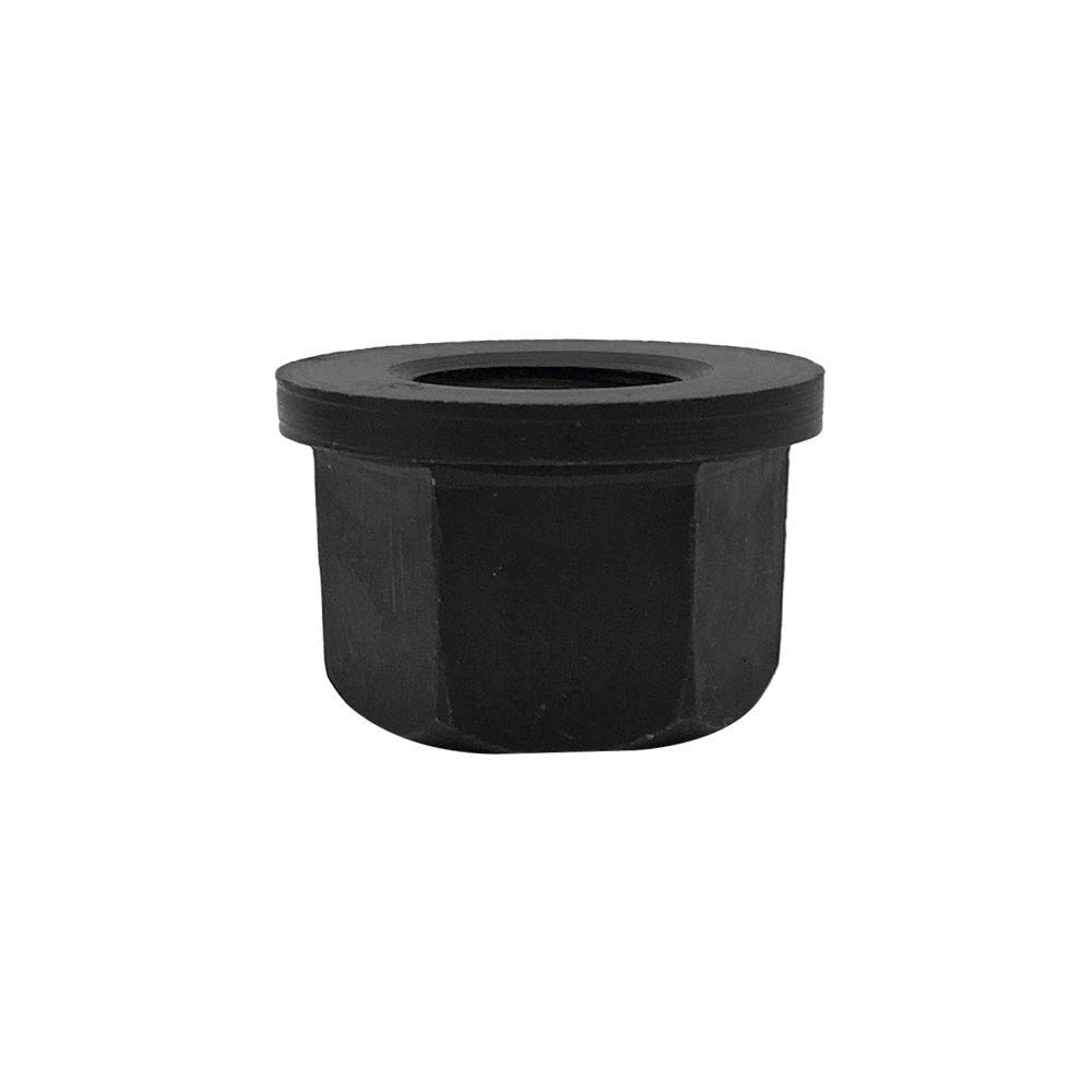 Prolinemax 10 Pc 5/8"-11 Thread Flange Nut Steel Hex Threading Black Oxide Finish