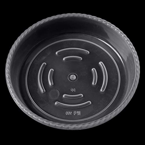 AERVEAL Pot de Fleur de Jardin en Plastique Soucoupes pour Plantes Base de Plateau d'eau Accessoire d'intérieur et d'extérieur,160 Cover