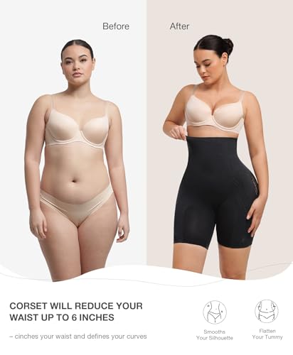 Image of Lover-Beauty Butt Lifting Shapewear for Women Strapless Faja Body Shaper Tummy Control Seamless Booty Lifting Shapewears