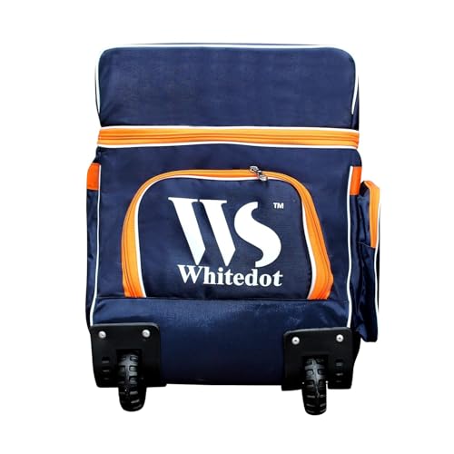 Image of Whitedot Players Polyester Cricket Kitbag, Size (Large), Navy Blue