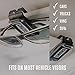 Chums Glasshopper Clip - Metal Sun Visor Glasses Holder for Vehicles - Car, Truck, or SUV Sunglasses Mount Attachment (Black)