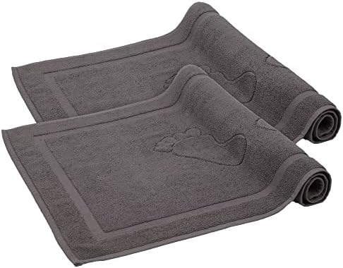 ANSIO Tapis De Bain En Chenille - 80 X 50 Cm - Antidérapant - En