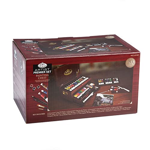 Royal & Langnickel Premier Multi-Media Painting Chest, 80-Piece Art Set #TOP1