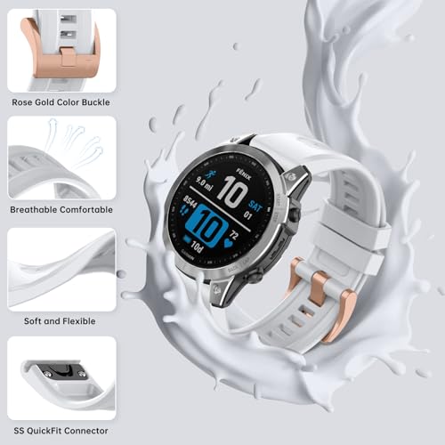 Correa de silicona 20 mm para Garmin Fenix 8 y otros miniatura 2