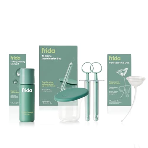 Bundle of Frida Fertility Lubricant | | Frida Fertility Conception Aid Cup | Frida Fertility at-Home Insemination Kit | Insemination Kit for Families, Developed with Fertility Specialists