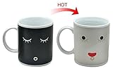 Cynthia Morning Mug Color Changing Heat Cup Sensitive Porcelain Tea Coffee Mug